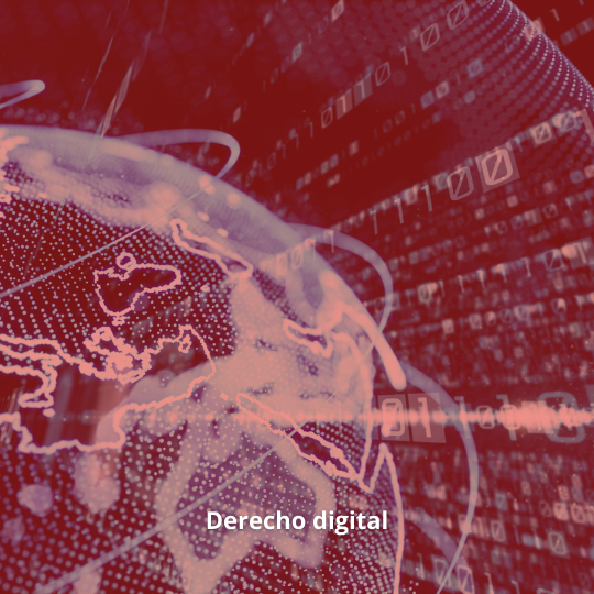 Imagen tecnológica representando servicios de derecho digital y propiedad de software en Logroño